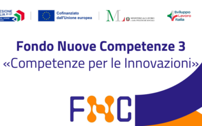 Fondo nuove competenze. Competenze per le innovazioni