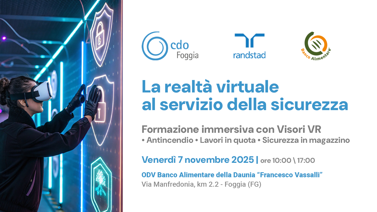 La realtà virtuale al servizio della sicurezza